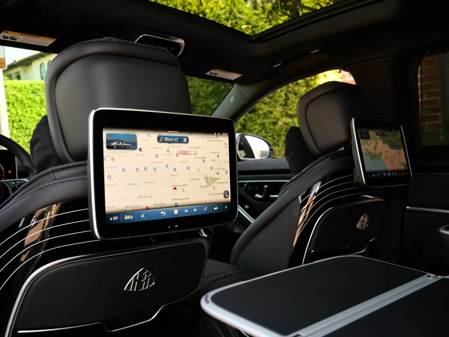 2024 Mercedes-Maybach S 680 interior, Black
