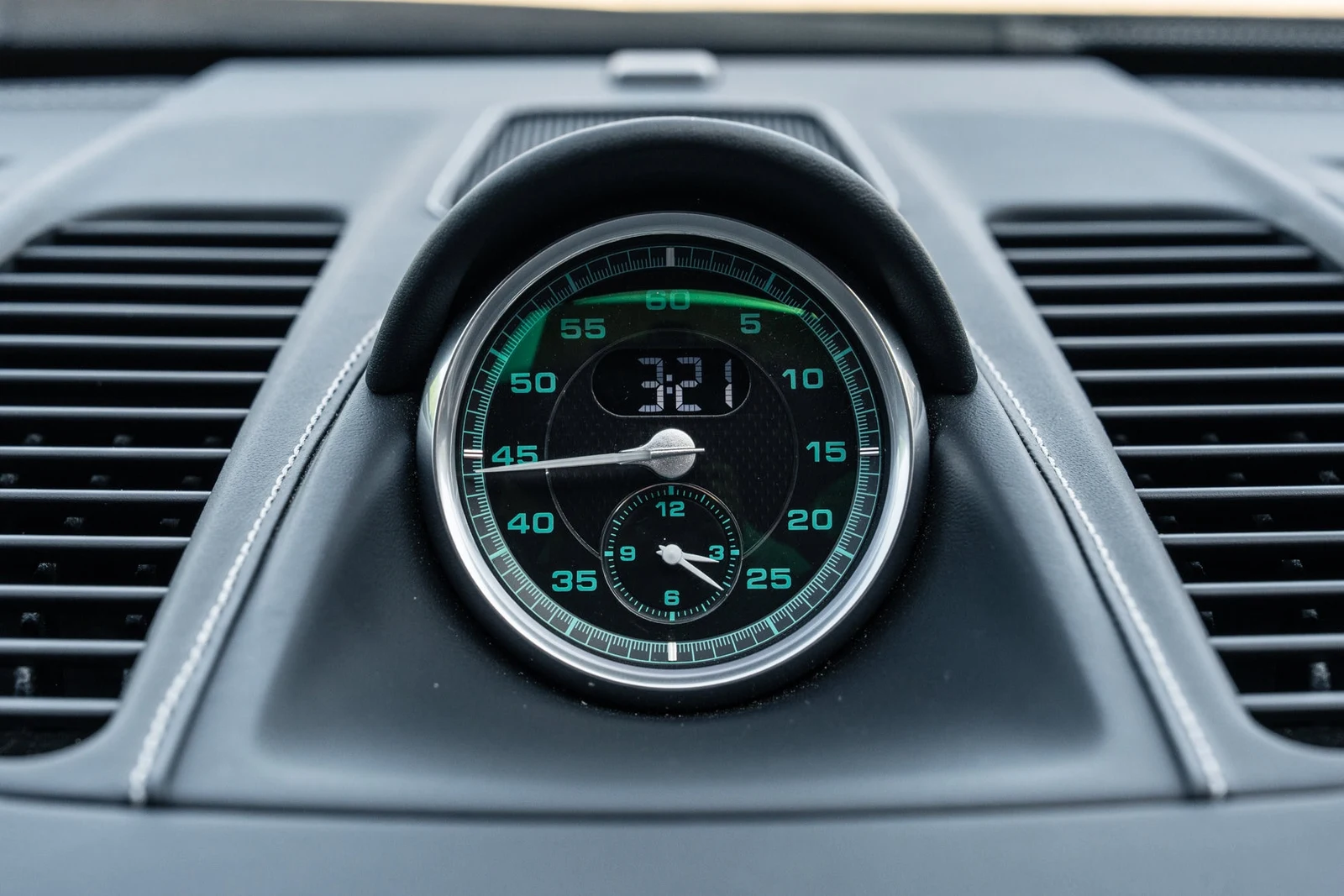 2014 Porsche 911 50th Anniversary Edition interior, Black