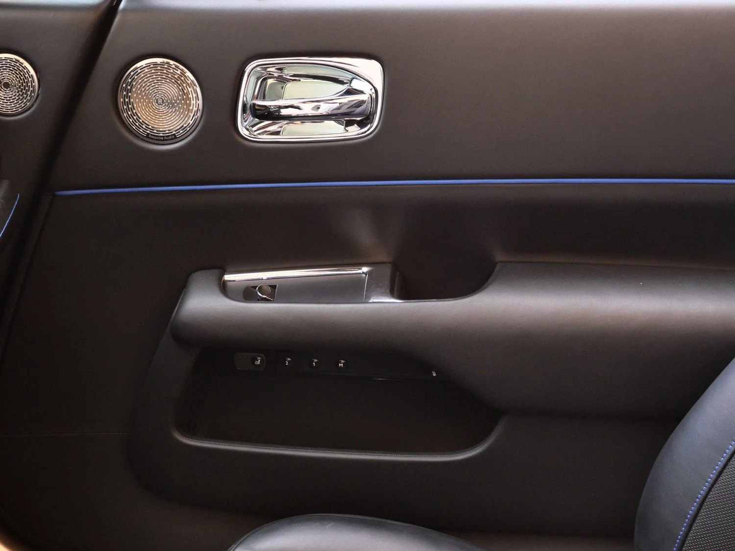 2018 Rolls-Royce Black Badge Dawn interior, door panel, Black