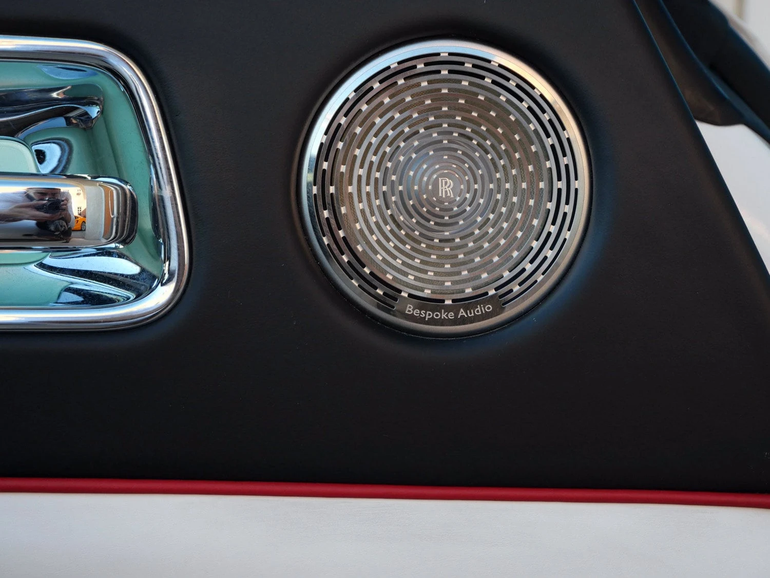 2021 Rolls-Royce Black Badge Wraith interior, door panel, Arctic White