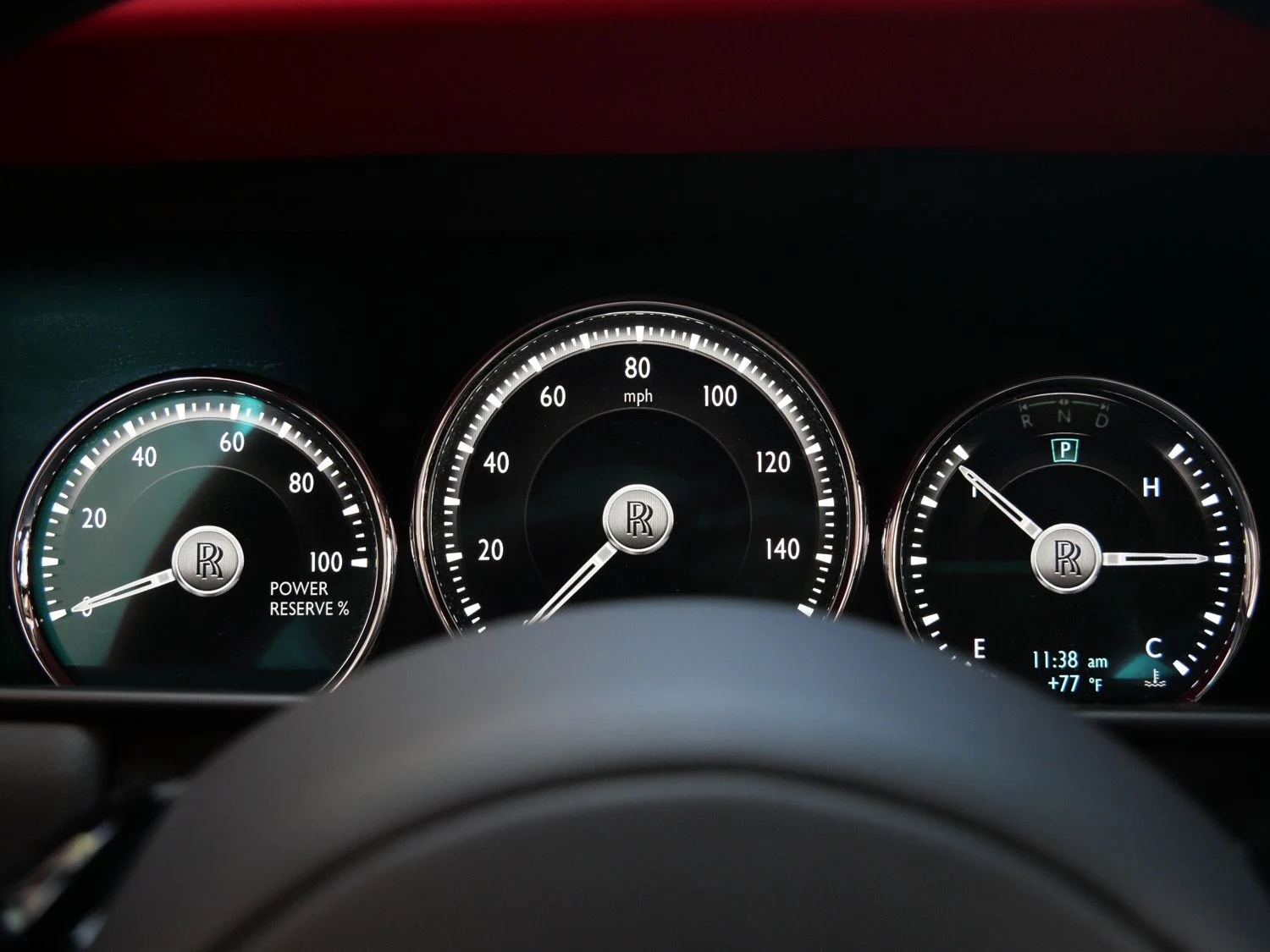 2023 Rolls-Royce Cullinan interior, Black