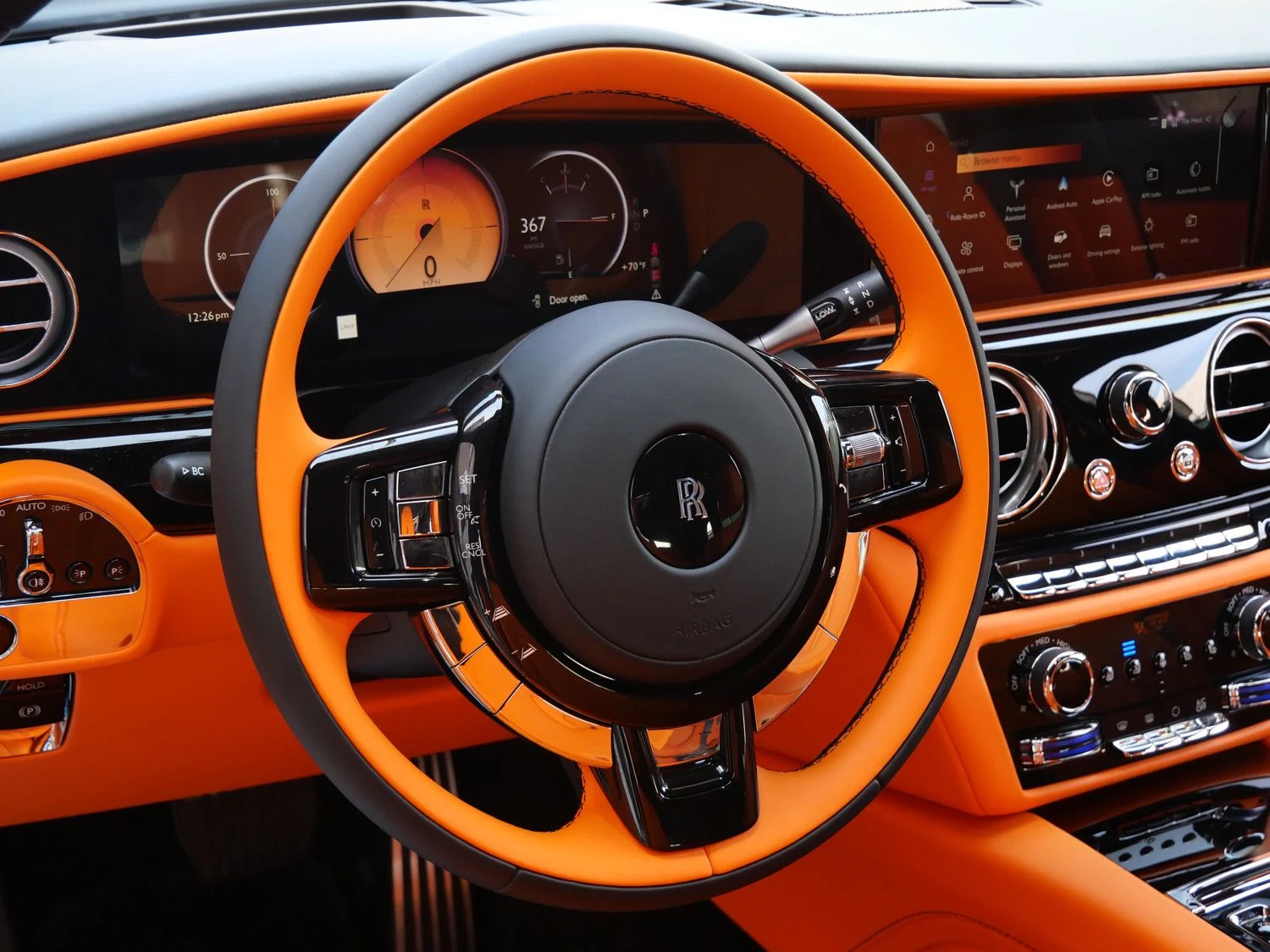 2026 Rolls-Royce Ghost interior, Mandarin