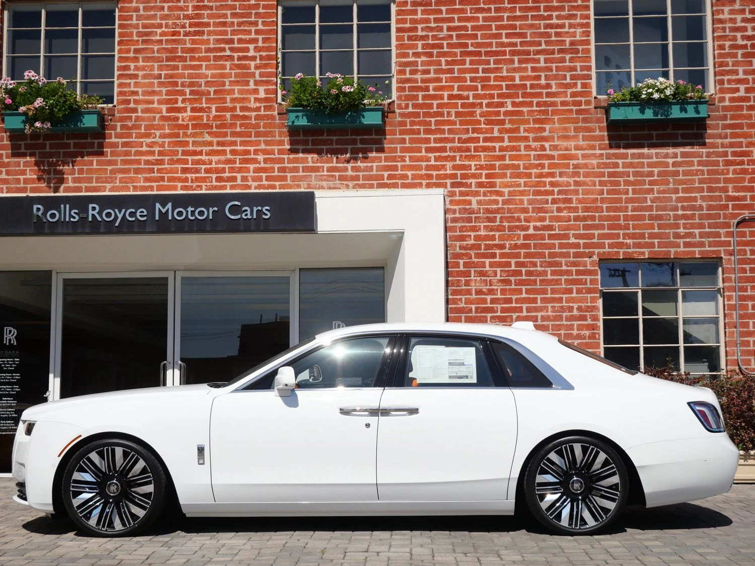 2027 Rolls-Royce Ghost, side profile, White