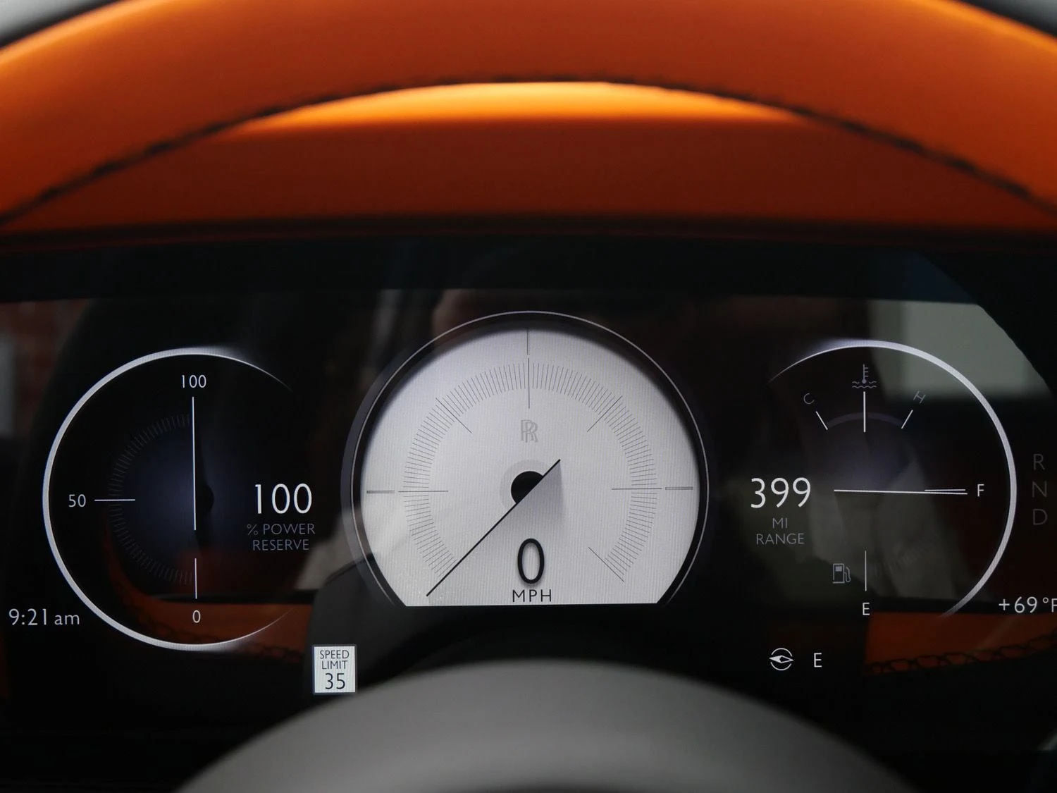 2027 Rolls-Royce Ghost interior, Mandarin