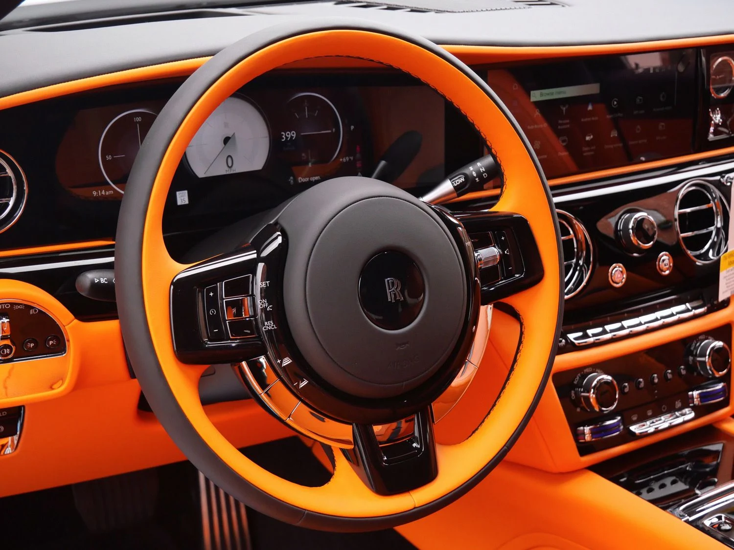 2027 Rolls-Royce Ghost interior, Mandarin