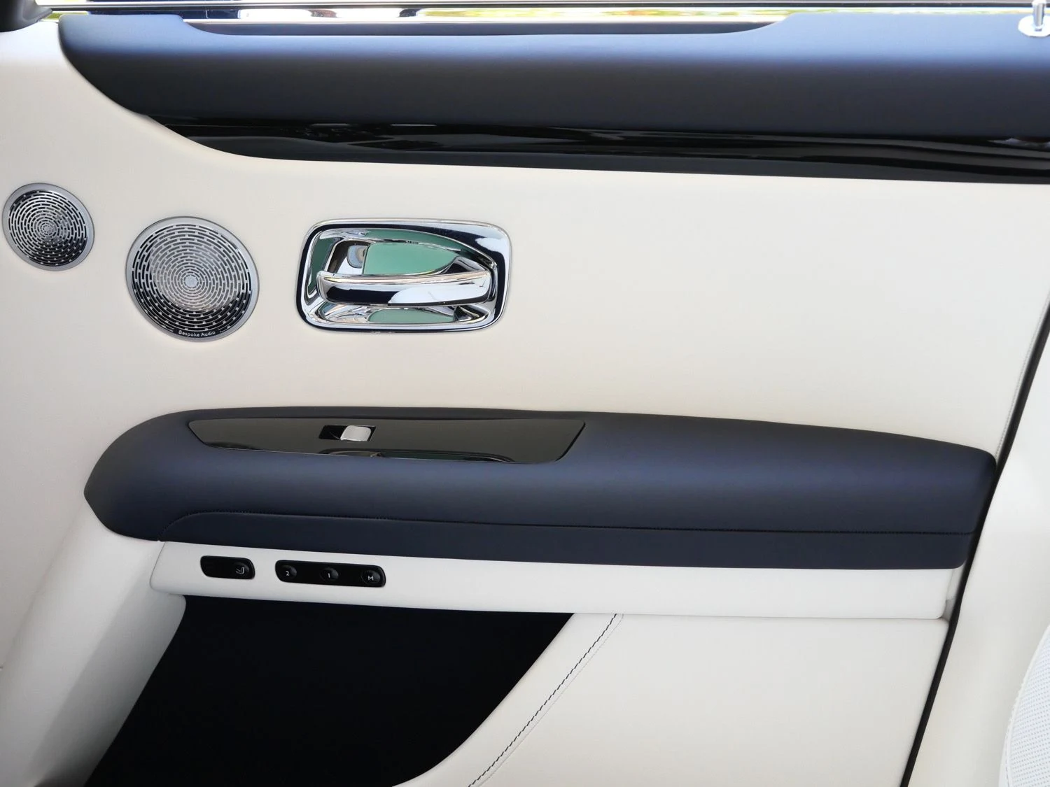 2027 Rolls-Royce Ghost interior, door panel, Grace White