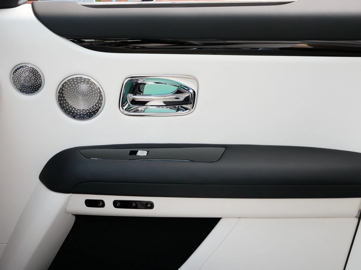 2027 Rolls-Royce Ghost interior, door panel, Grace White