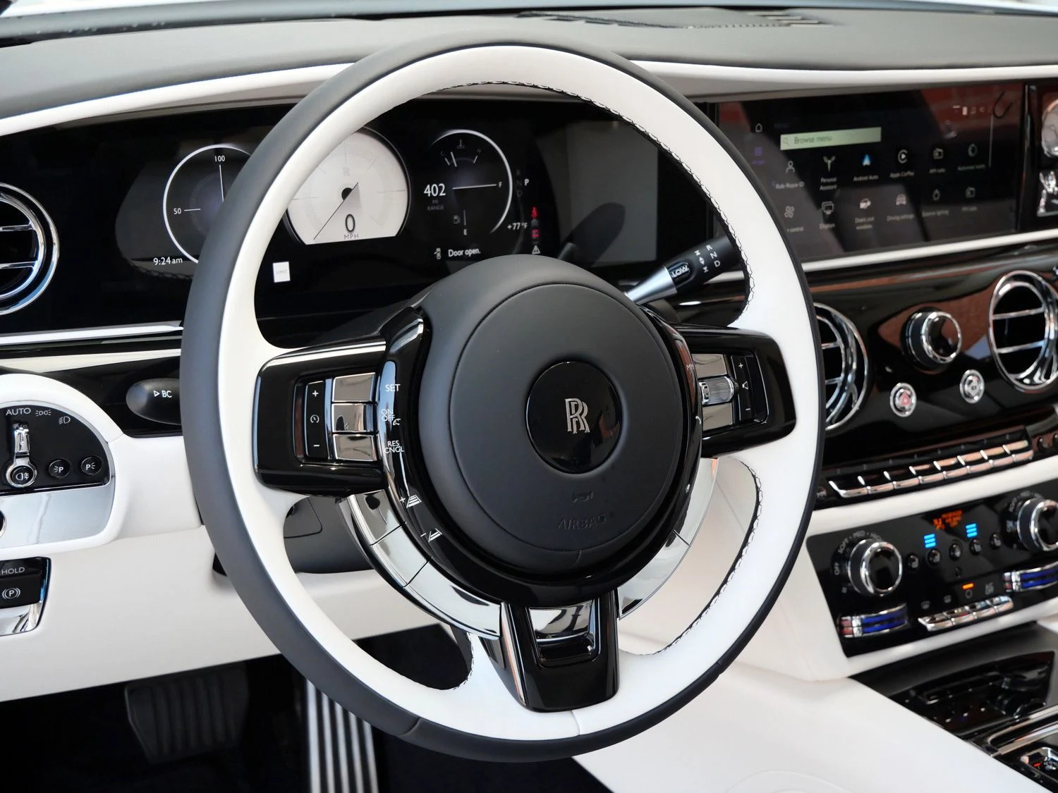 2027 Rolls-Royce Ghost interior, Grace White