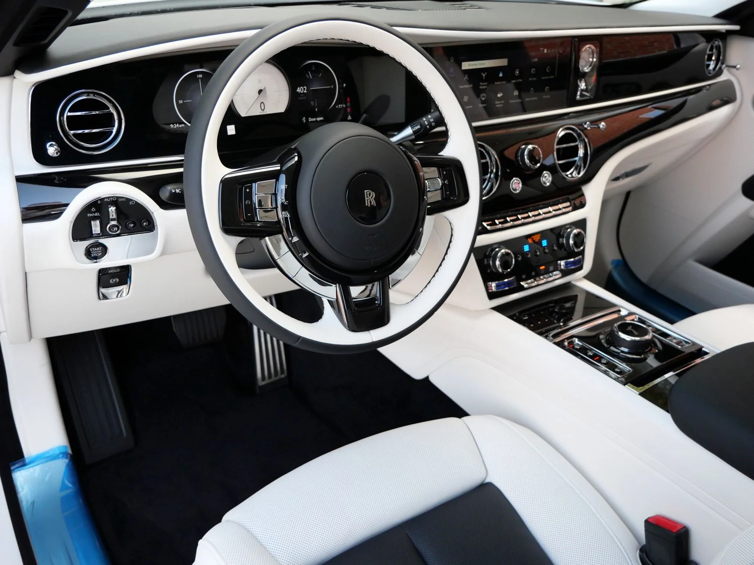 2027 Rolls-Royce Ghost interior, dashboard, Grace White