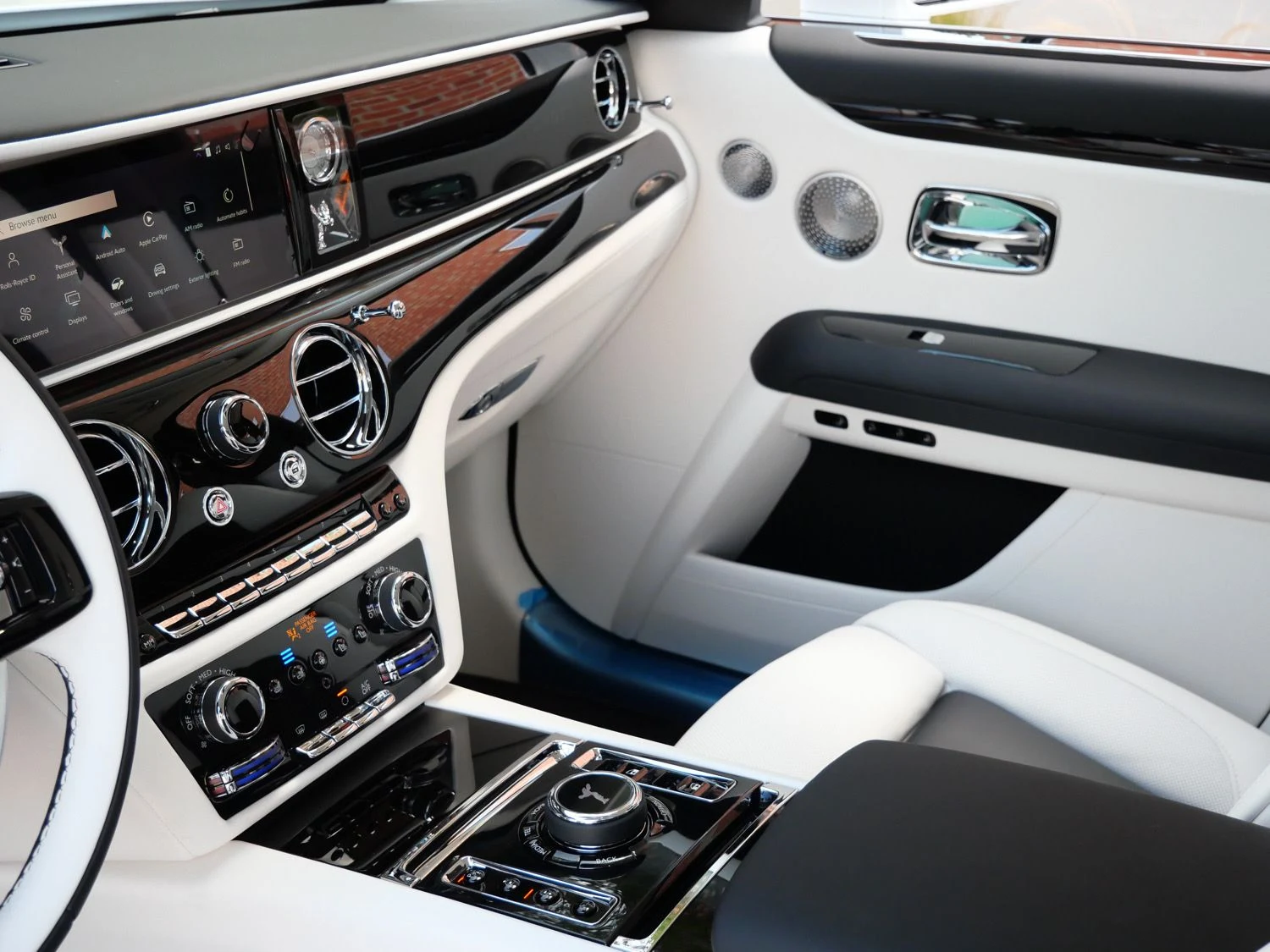 2027 Rolls-Royce Ghost interior, Grace White