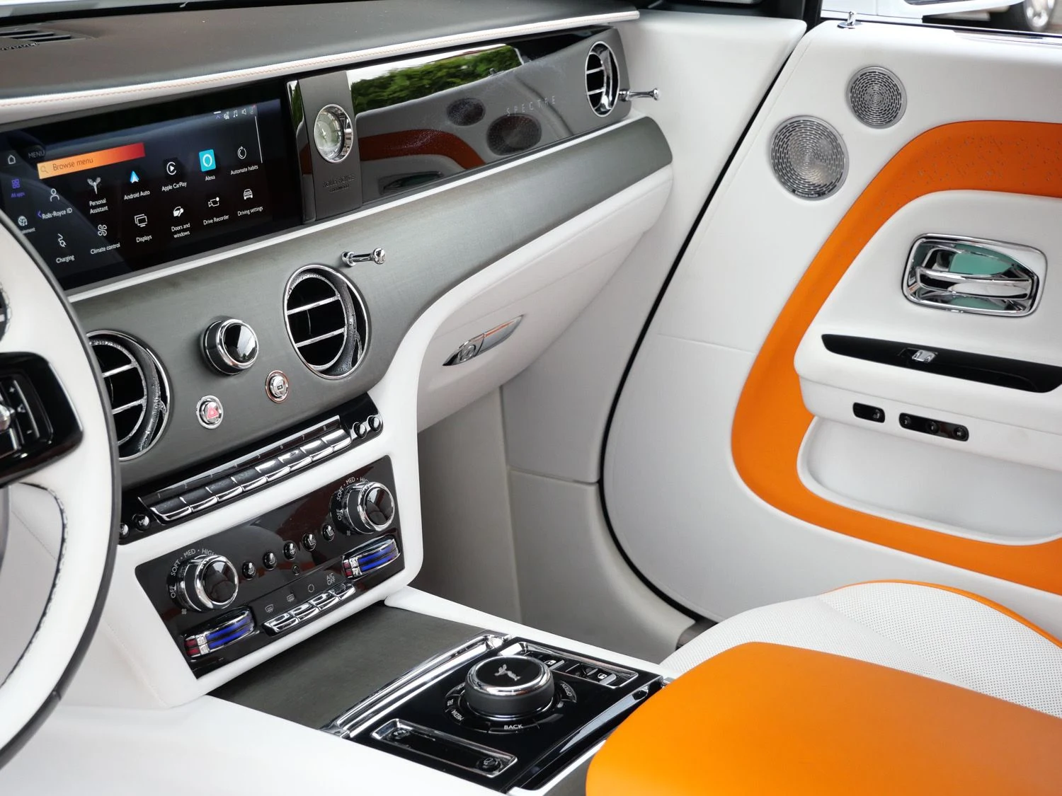 2024 Rolls-Royce Spectre interior, Mandarin