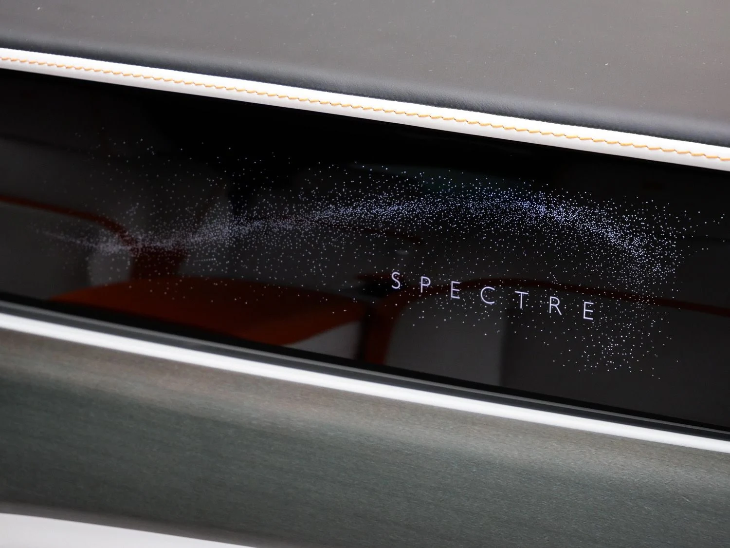2024 Rolls-Royce Spectre interior, door sill, Mandarin