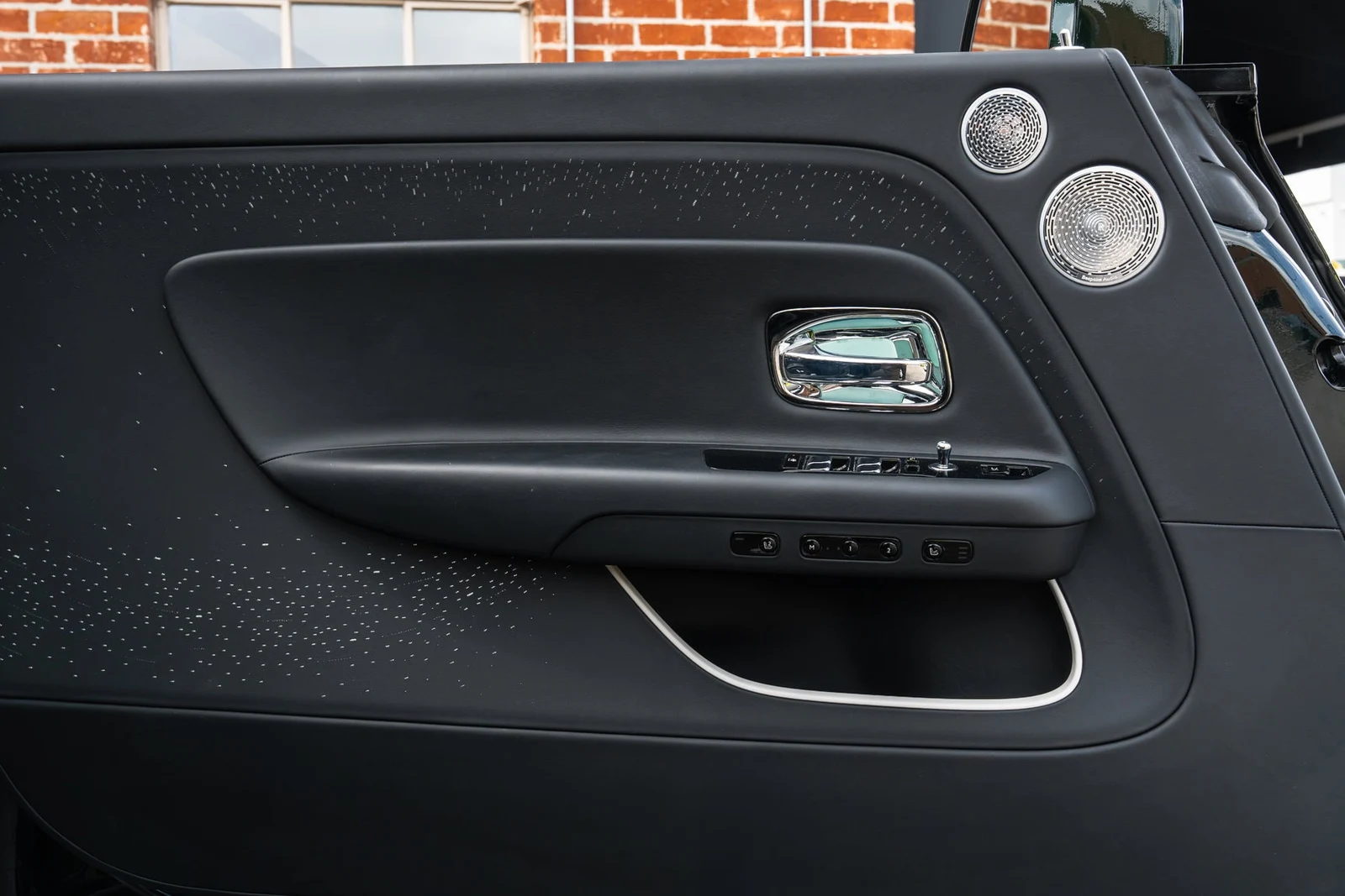 2024 Rolls-Royce Spectre interior, door panel, Black