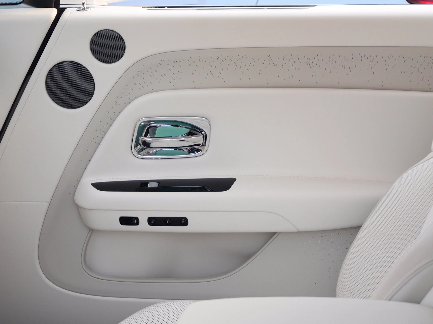 2025 Rolls-Royce Spectre interior, door panel, Grace White