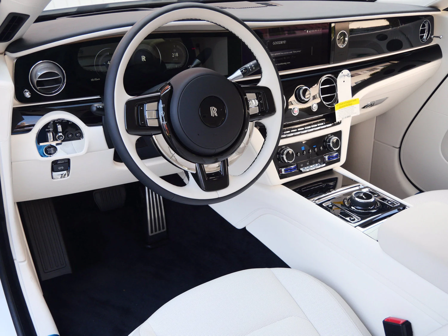 2025 Rolls-Royce Spectre interior, dashboard, Grace White
