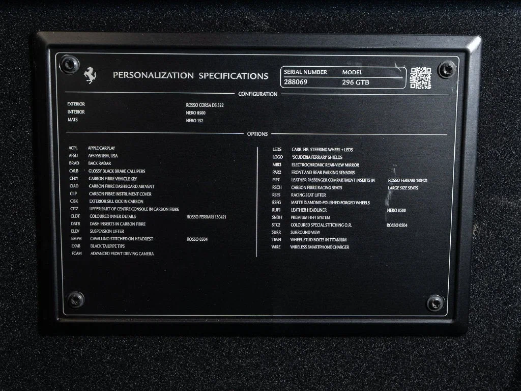 2022 Ferrari 296 GTB, 27/30