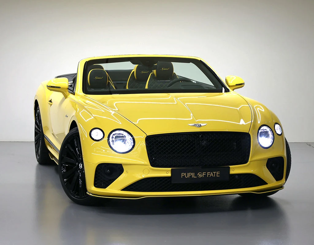 Bentley Continental GTC Speed · Yellow · Pupil of Fate Motors