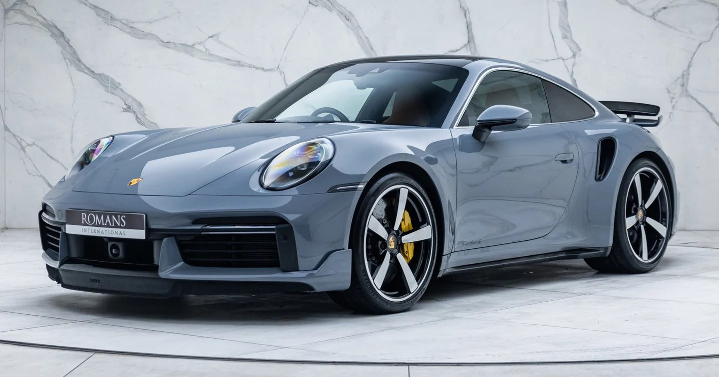 Porsche 911 (992) Turbo S · Arctic Grey · Romans International