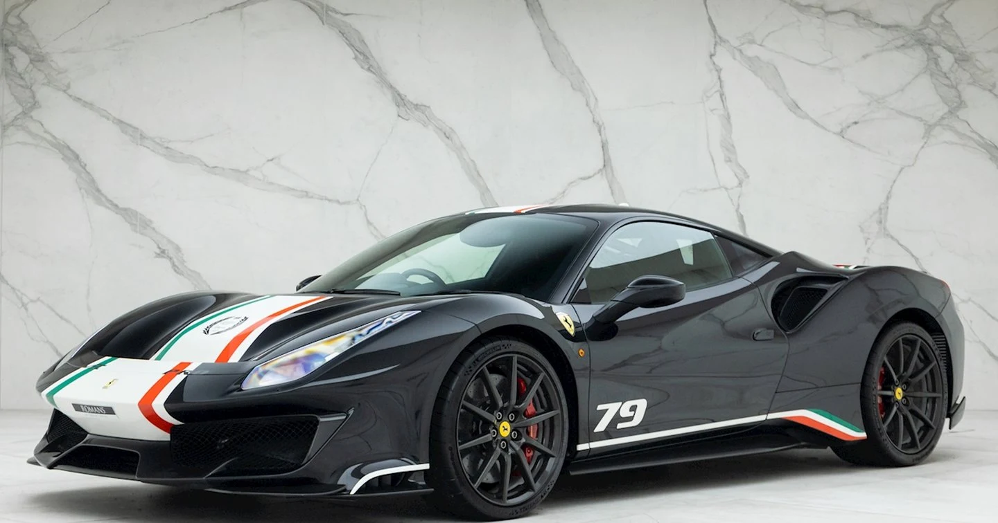 Ferrari 488 Pista Piloti · Nero Daytona · Romans International