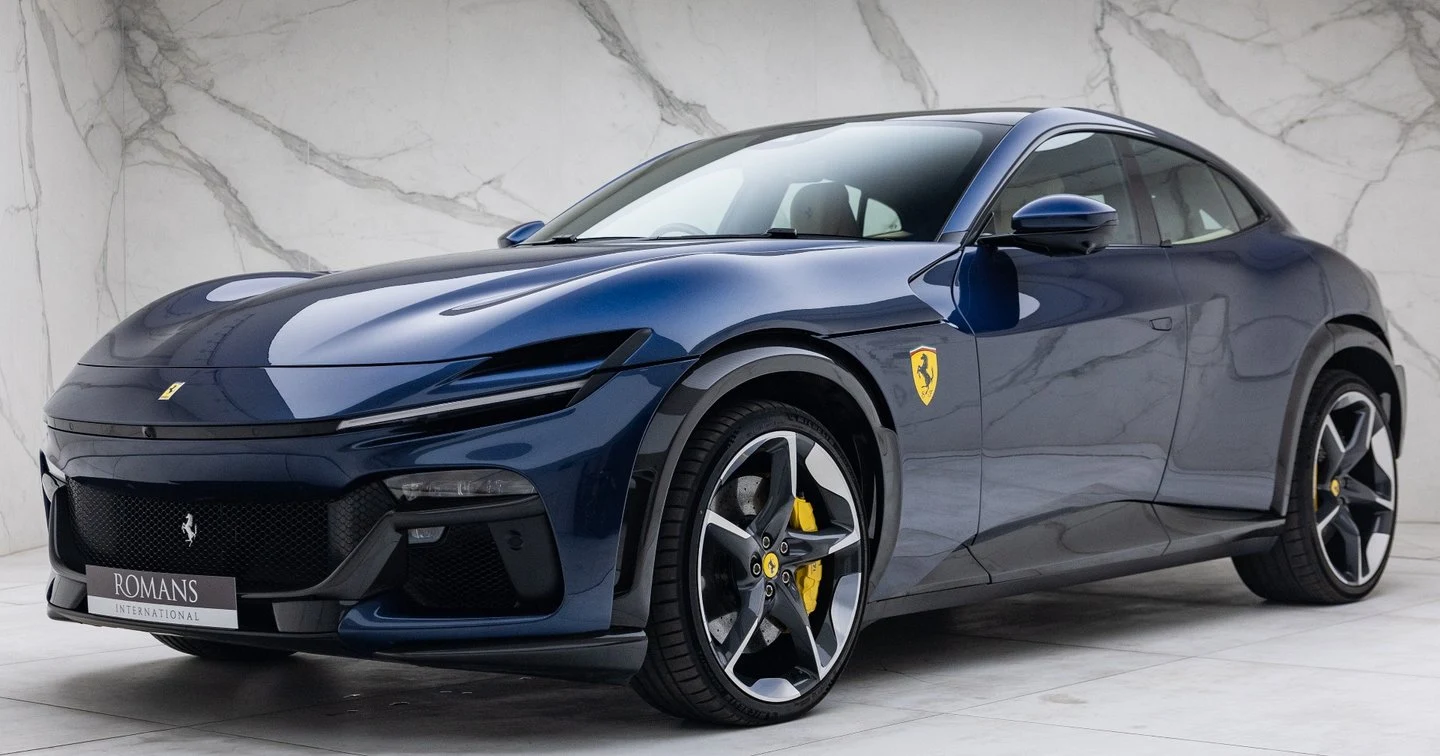 Ferrari Purosangue · Blu Swaters · Romans International