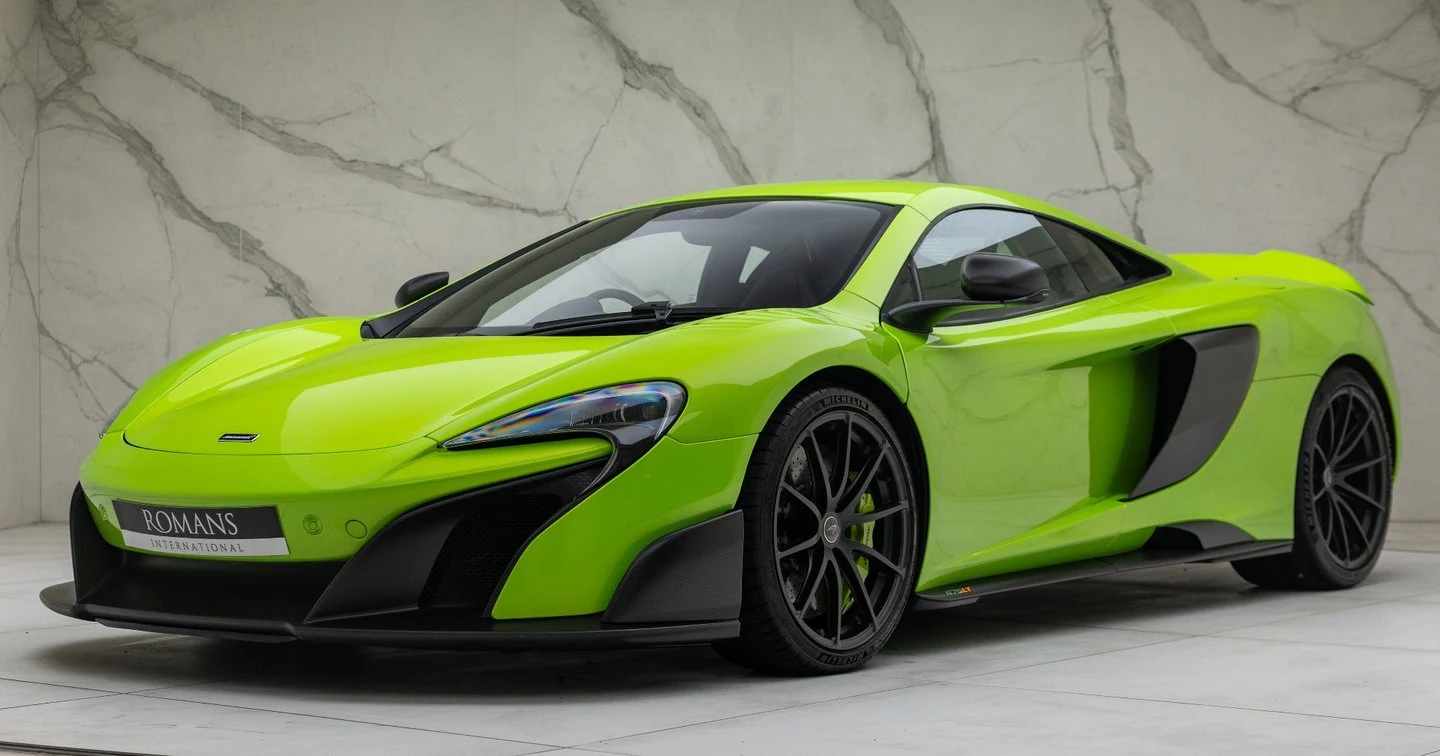 McLaren 675LT · Napier Green · Romans International