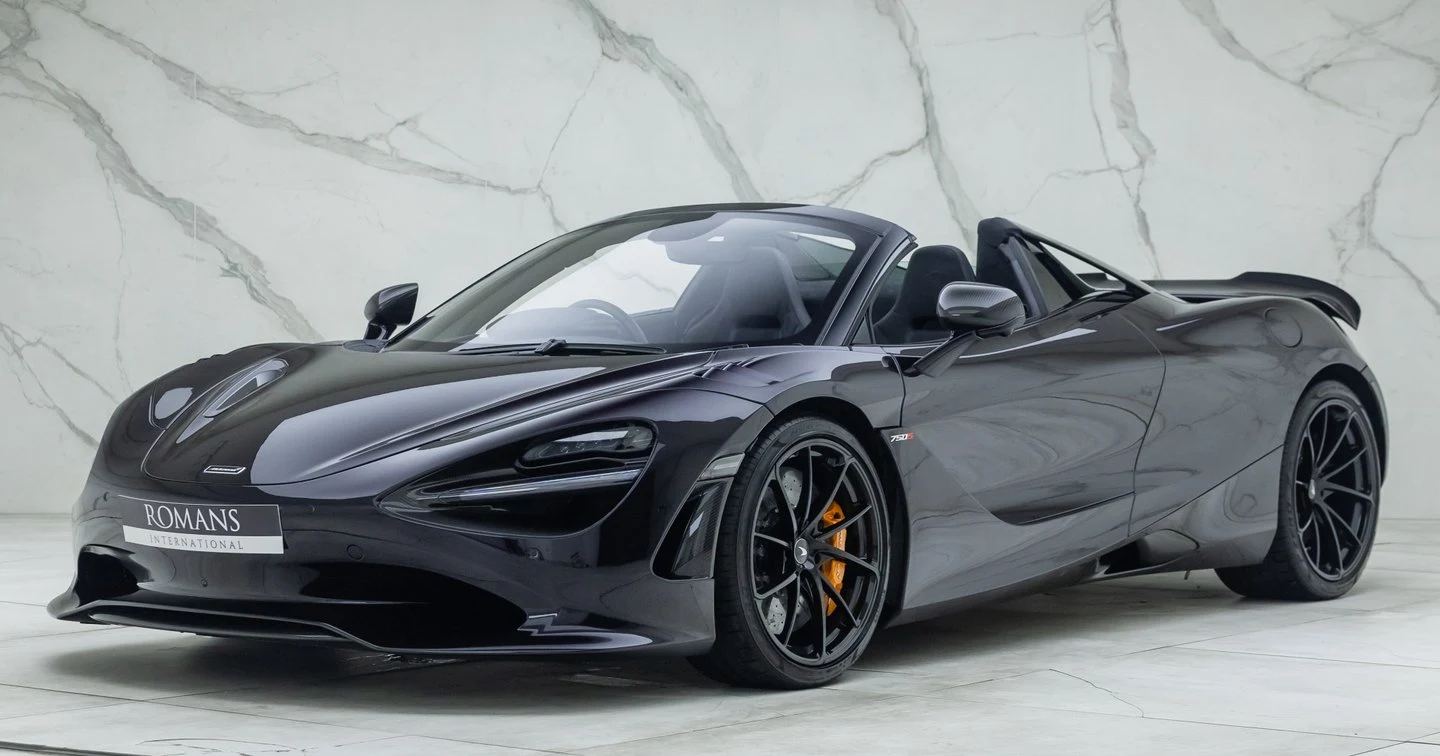 McLaren 750S Spider · MSO Amethyst Black Metallic · Romans International