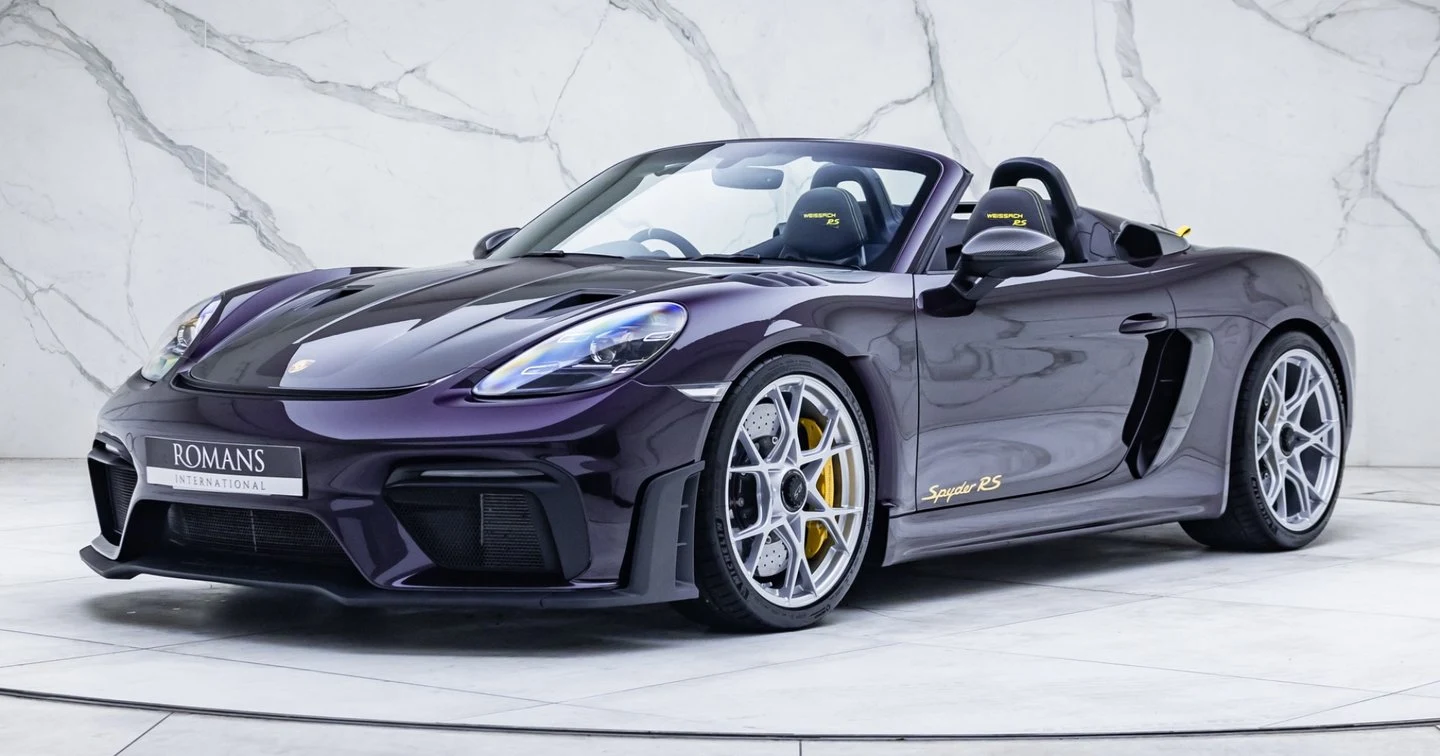 Porsche 718 Spyder RS · PTS Viola Metallic · Romans International