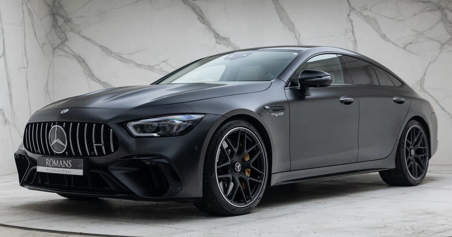 Mercedes-Benz AMG GT 63 S E Performance 4-Door Coupé · Graphite Grey Magno · Romans International