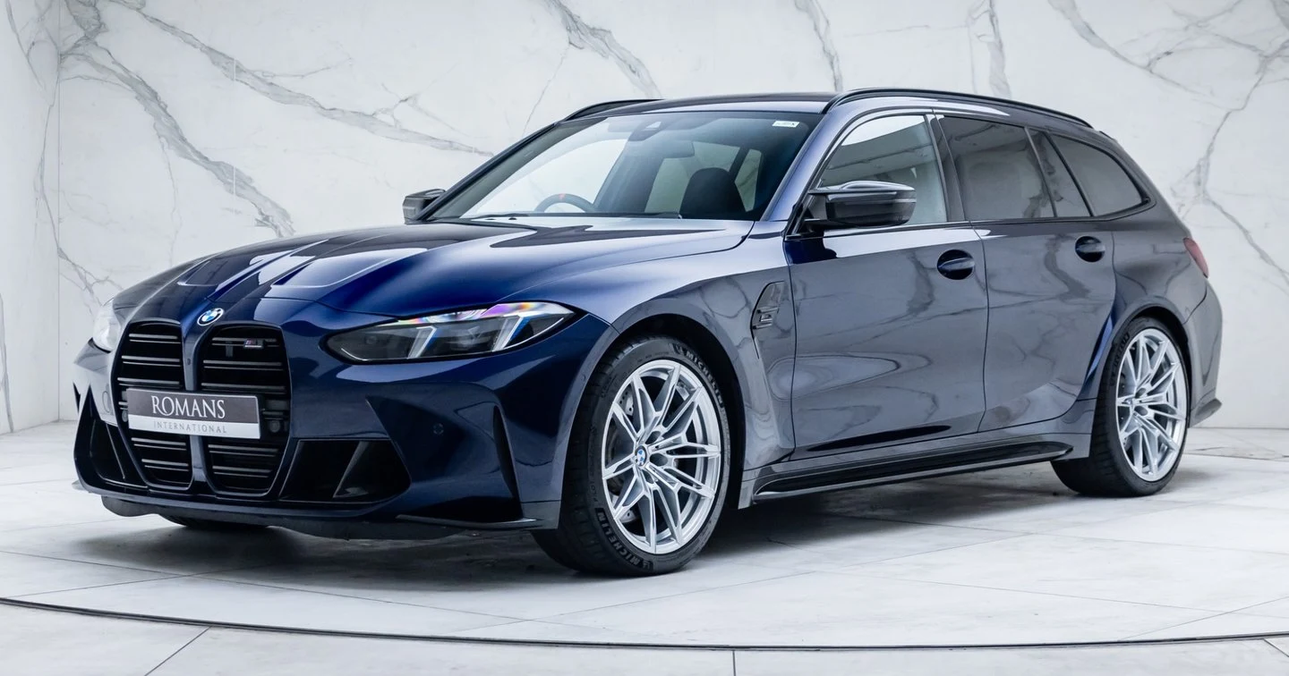 BMW M3 Touring (G81) · Tanzanite Blue · Romans International