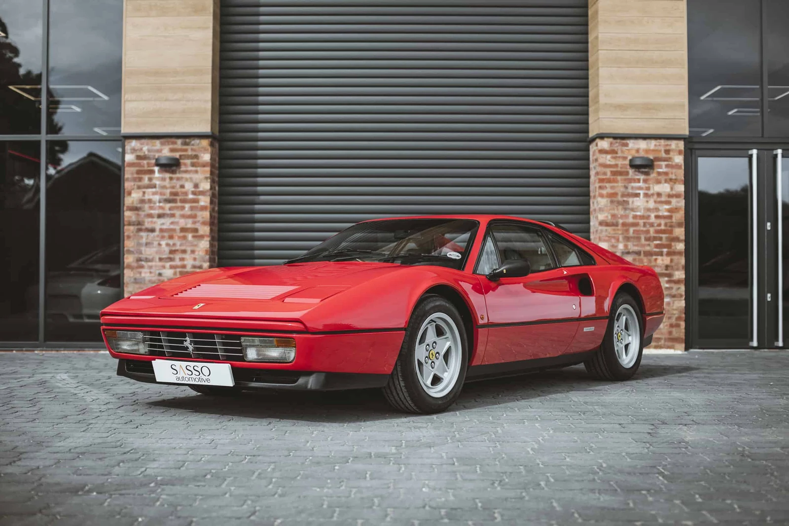 Ferrari 328 GTB, full-car front three-quarter view.
