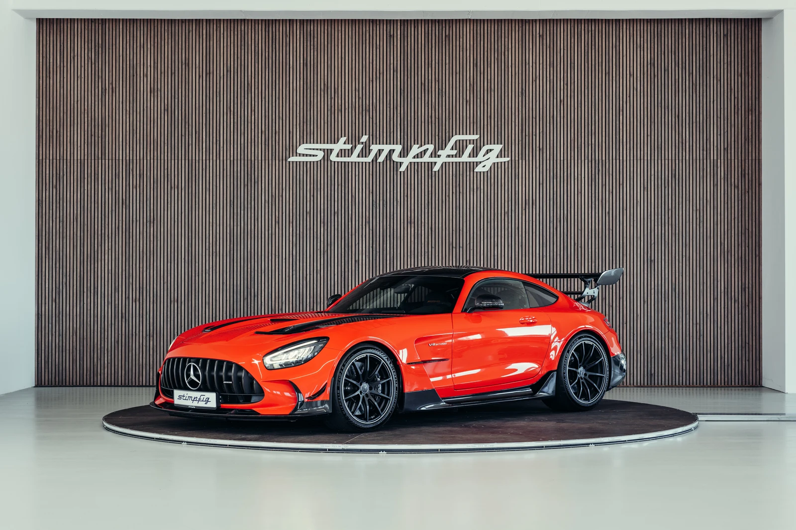 Mercedes-AMG GT Black Series, full-car front three-quarter view.