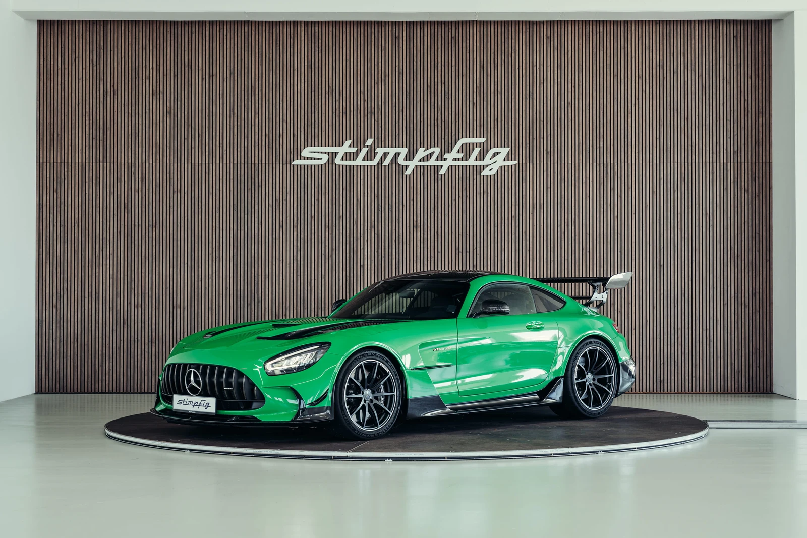 Mercedes-AMG GT Black Series, full-car front three-quarter view.