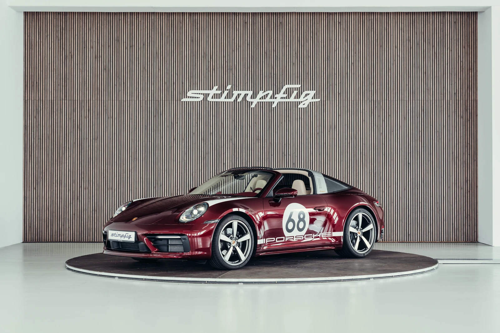 Porsche 911 (992.1) Targa 4S Heritage Design Edition, full-car front three-quarter view.