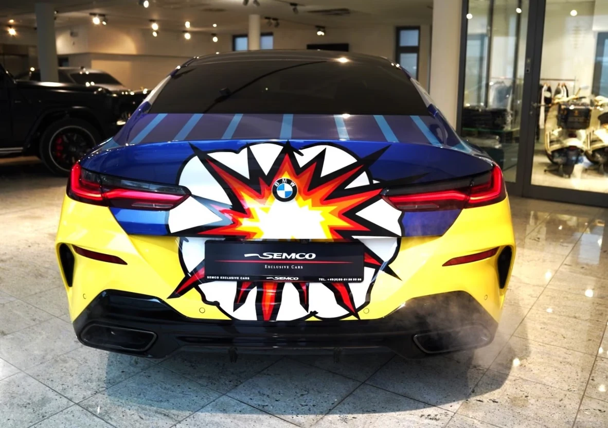 BMW M850i xDrive Gran Coupé THE 8 X JEFF KOONS, 4/10