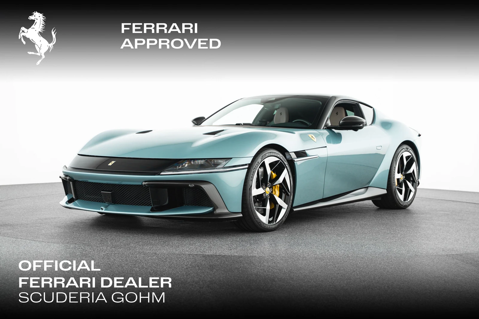 Ferrari 12Cilindri, full-car front three-quarter view.