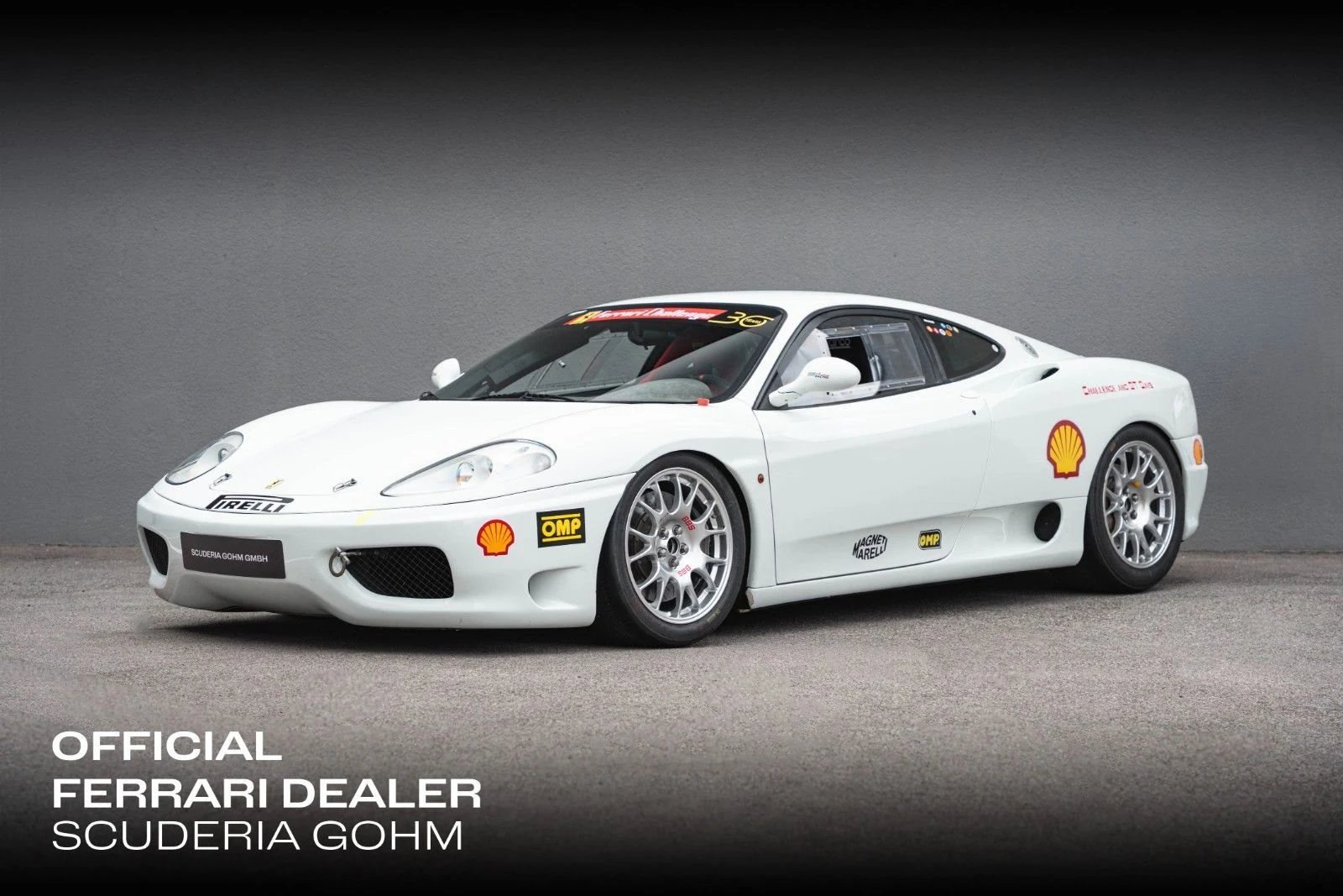 Ferrari 360 Challenge, full-car front three-quarter view.