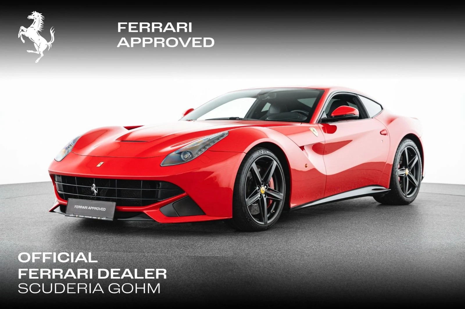 Ferrari F12berlinetta, full-car front three-quarter view.