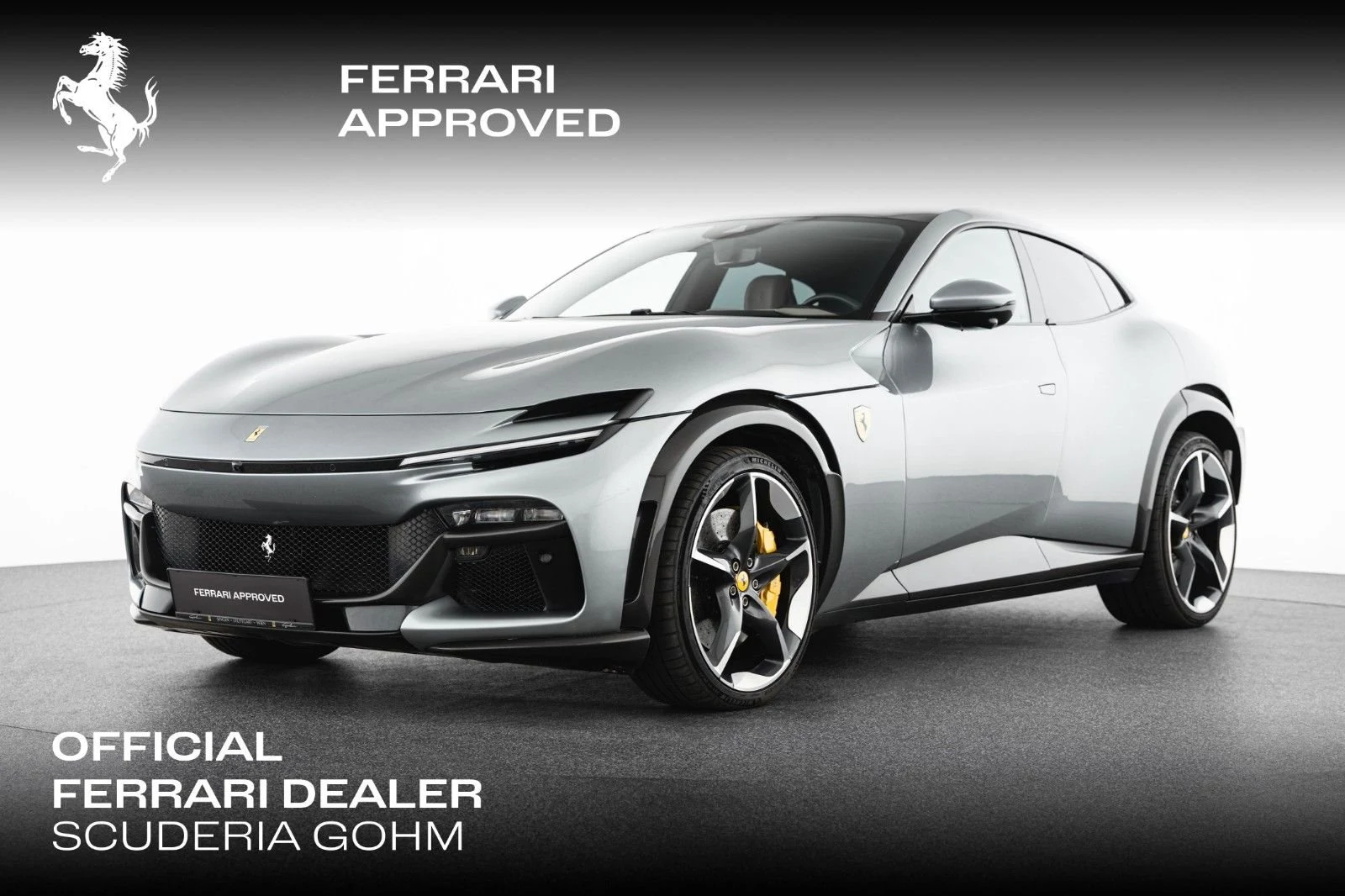 Ferrari Purosangue, full-car front three-quarter view.
