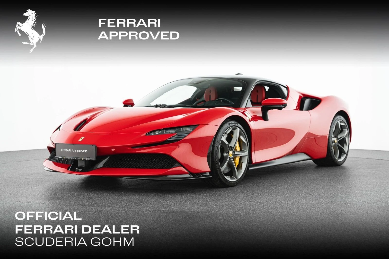 Ferrari SF90 Stradale, full-car front three-quarter view.