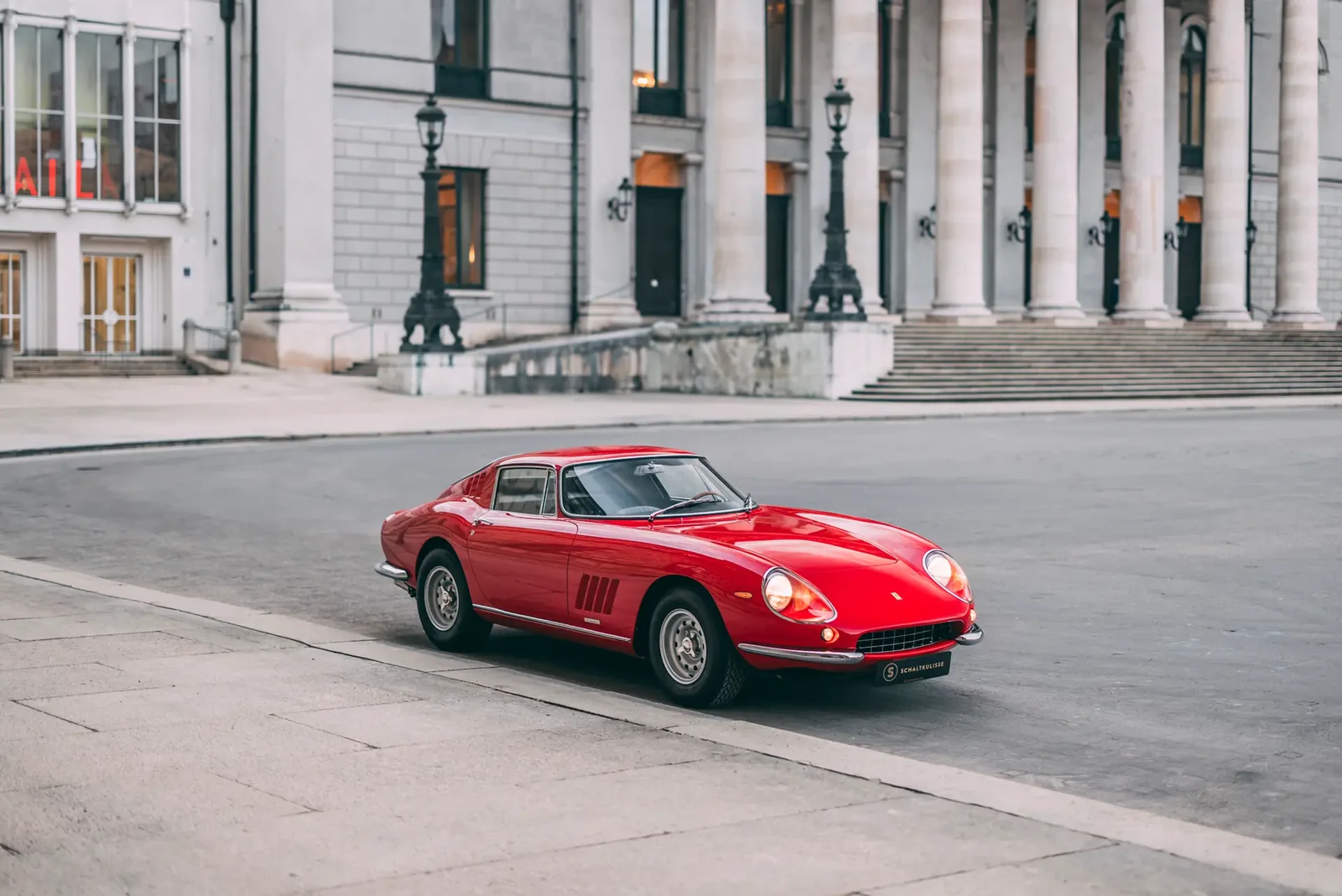 Ferrari 275 GTB Torque Tube, full-car front three-quarter view.