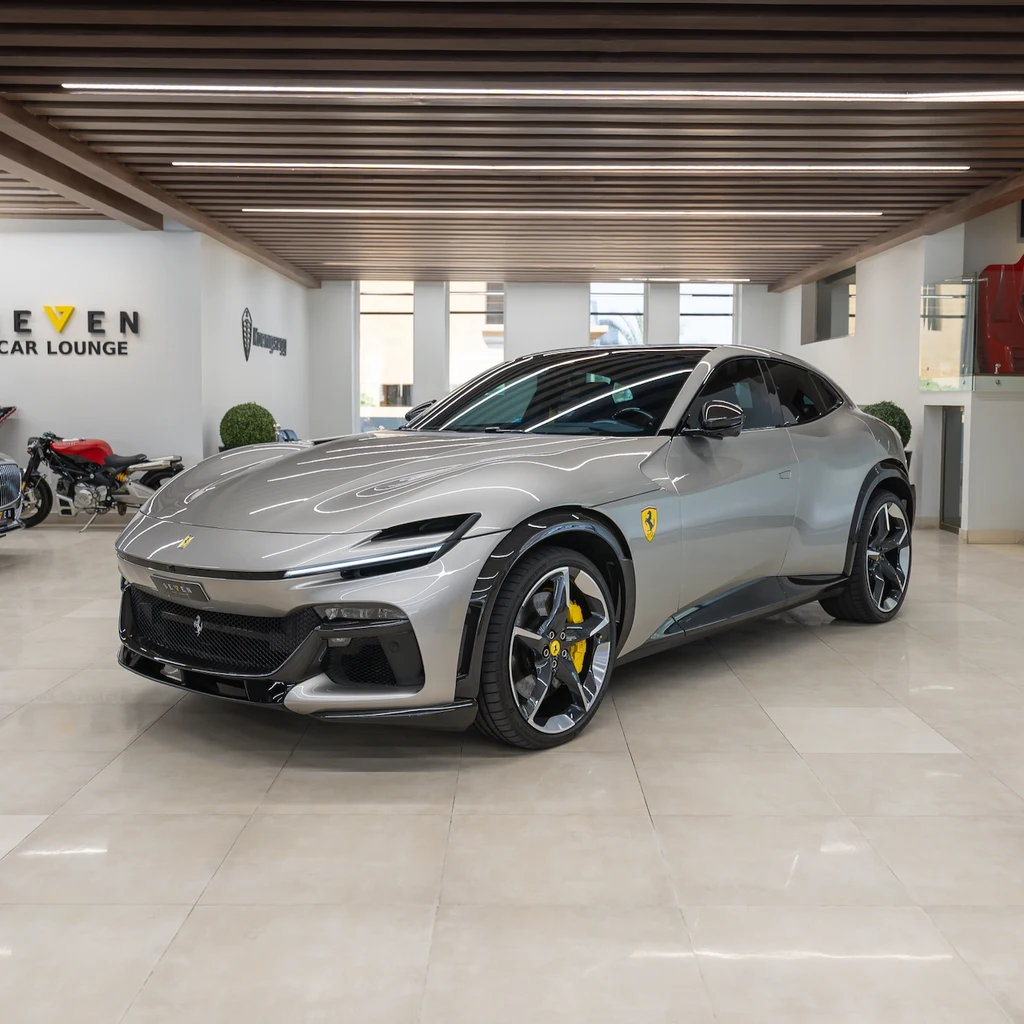 Ferrari Purosangue · Aluminium Lucido · Seven Car Lounge