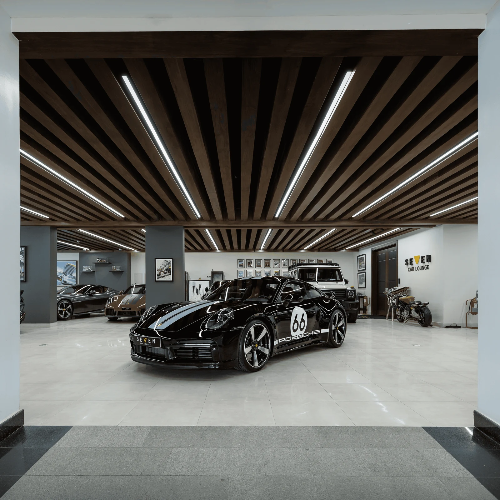 Porsche 911 (992) Sport Classic · black · Seven Car Lounge
