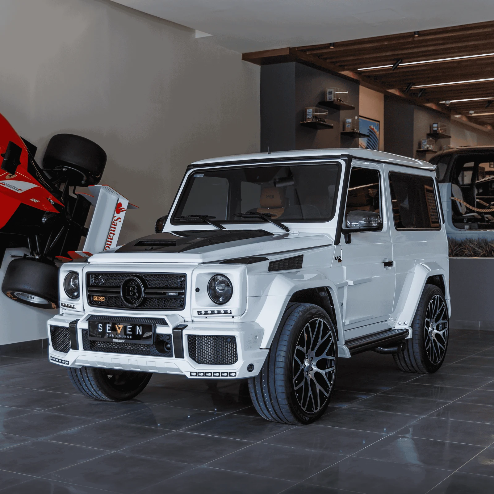 BRABUS G 800 Widestar · white · Seven Car Lounge