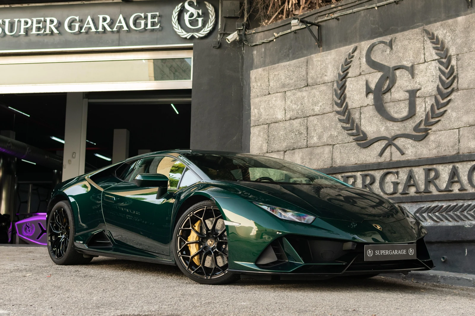 Lamborghini Huracán EVO LP640-4 Coupé · Verde Hydra · SuperGarage Marbella