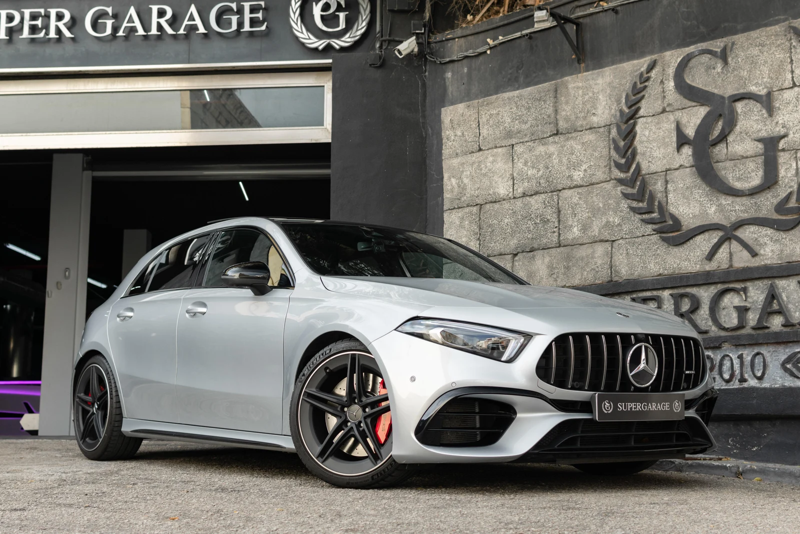 Mercedes-Benz AMG A 45 S · Iridium Silver · SuperGarage Marbella