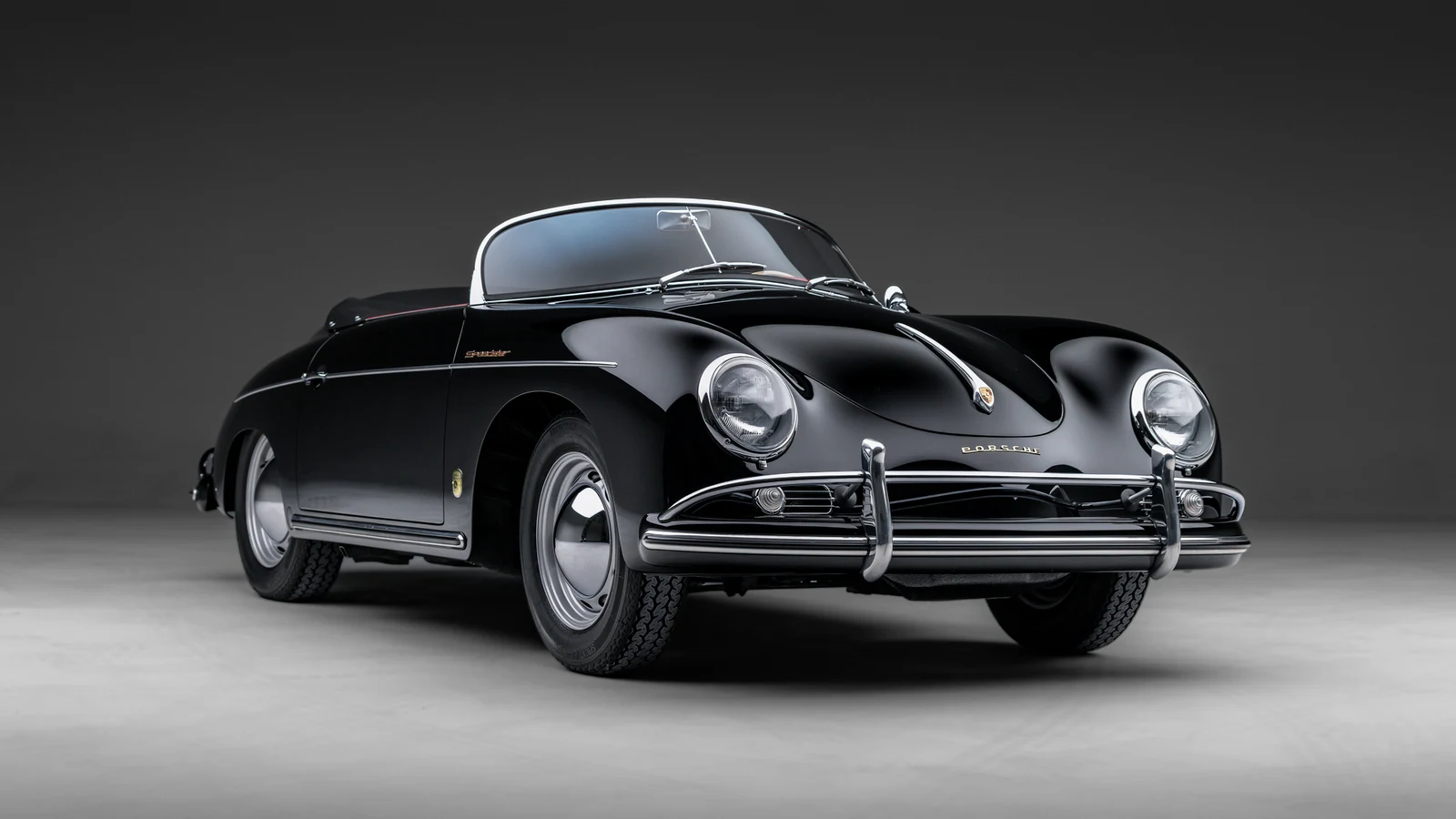 Porsche 356 A T1 Speedster · black · SuperVettura