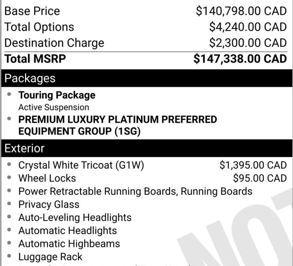 2023 Cadillac Escalade Premium Luxury Platinum (5th Generation), 7/30
