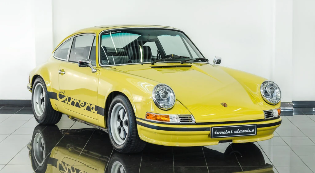 Porsche 911 Outlaw Mustard · Mustard Yellow · Tomini Classics