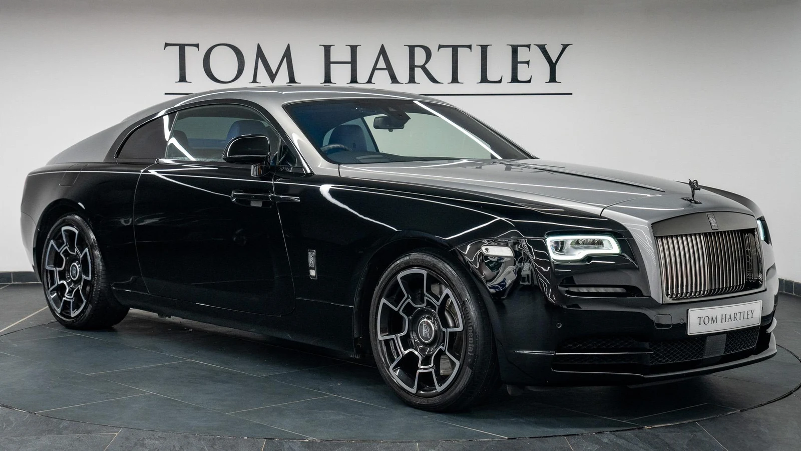 Rolls-Royce Wraith Black Badge · Diamond Black/Jubilee Silver Metallic · Tom Hartley