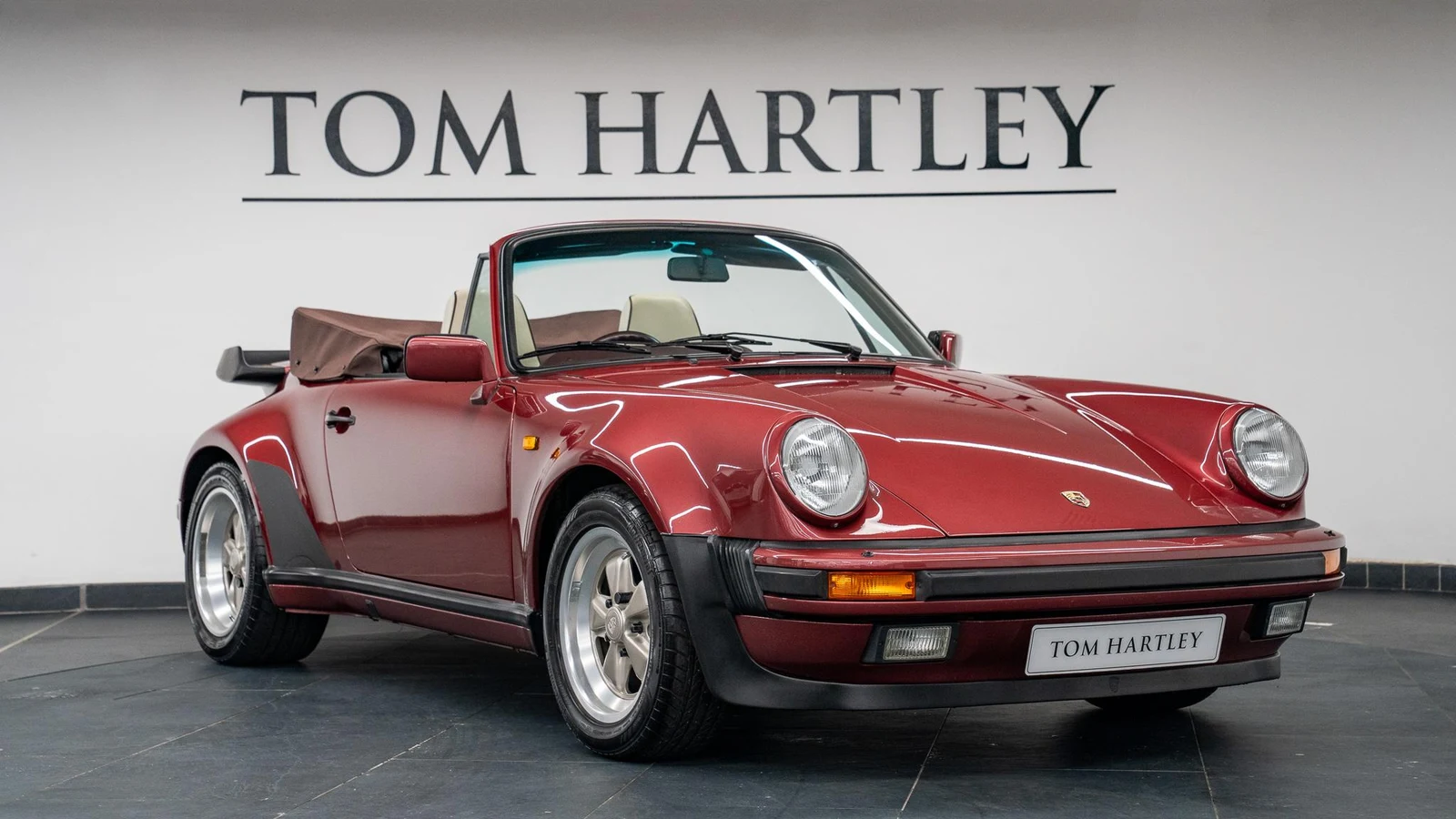 Porsche 911 G Series Carrera 3.2 Super Sport Cabriolet · Velvet Red Metallic · Tom Hartley